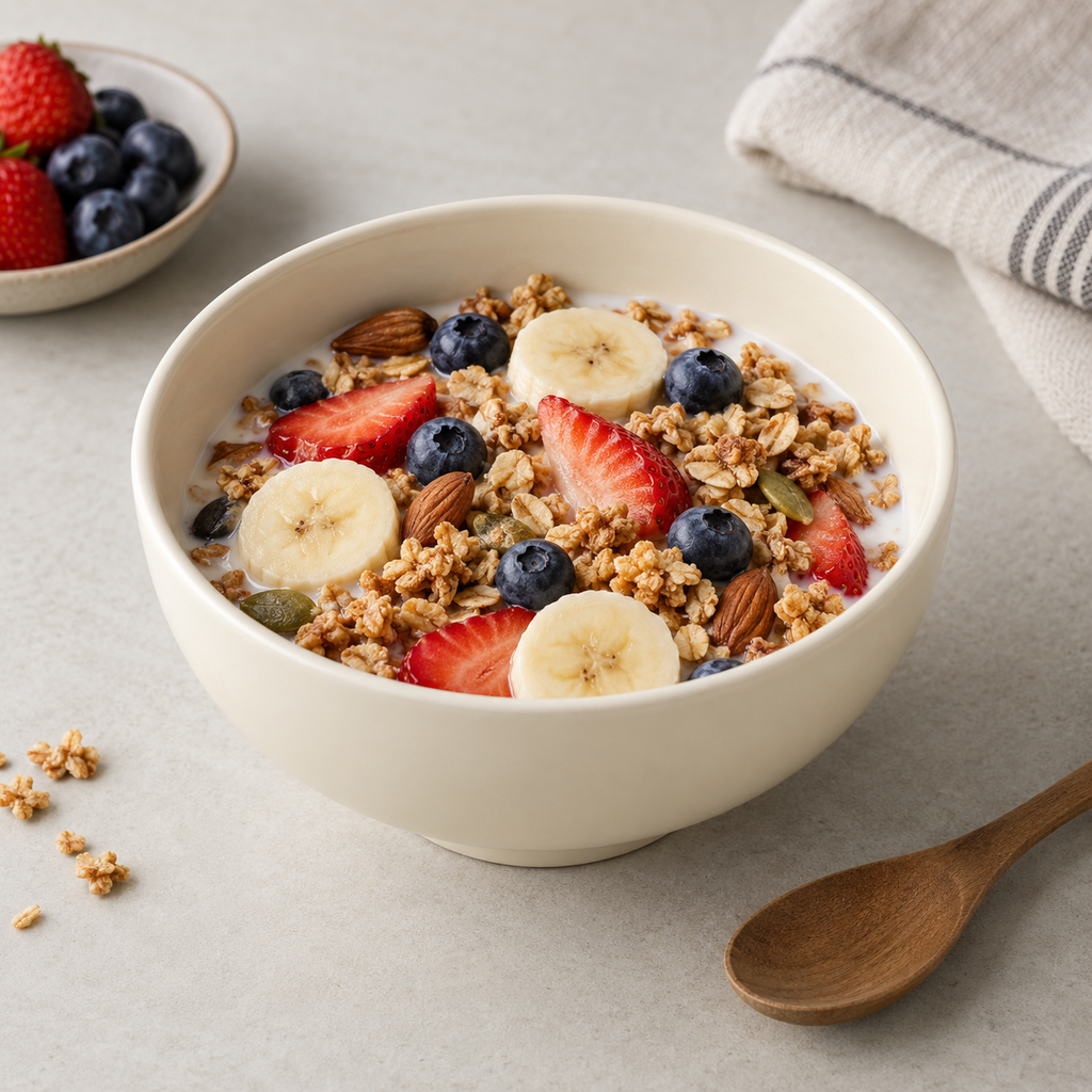 Comfort Curve Ceramic Cereal Bowl