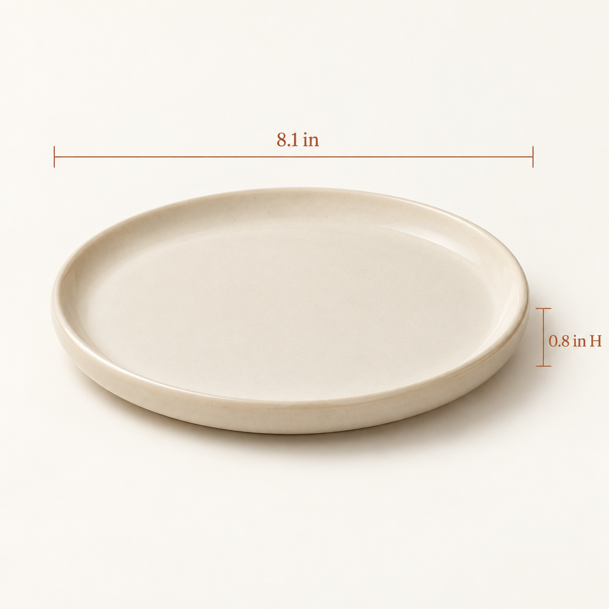 Morning Edge Ceramic Side Plate