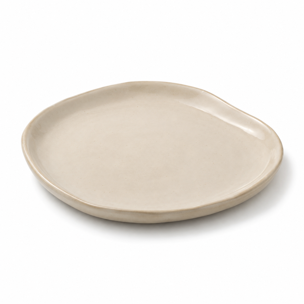 Drift Edge Ceramic Dinner Plate