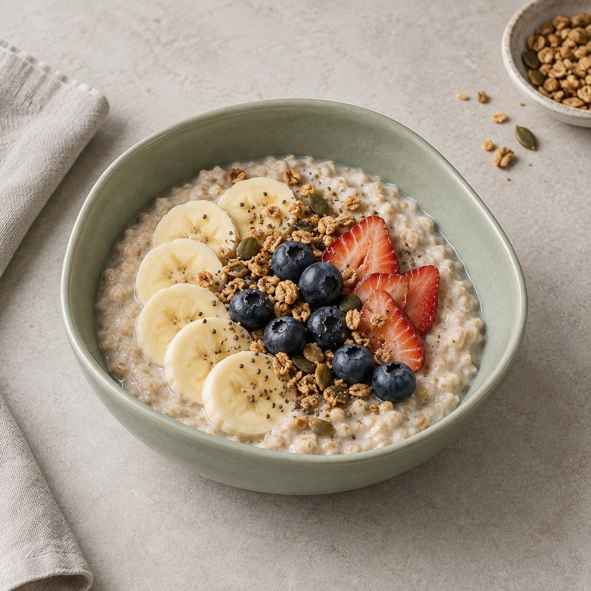 Meadow Curve Ceramic Breakfast Bowl