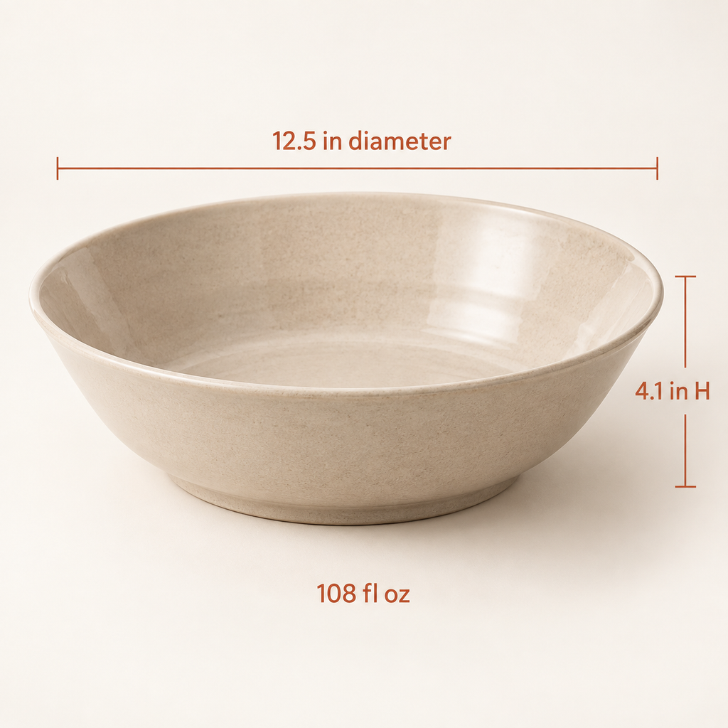 Gather Wide Ceramic Serving Bowl