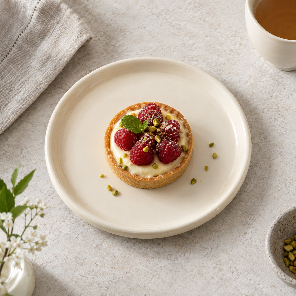 Morning Edge Ceramic Side Plate