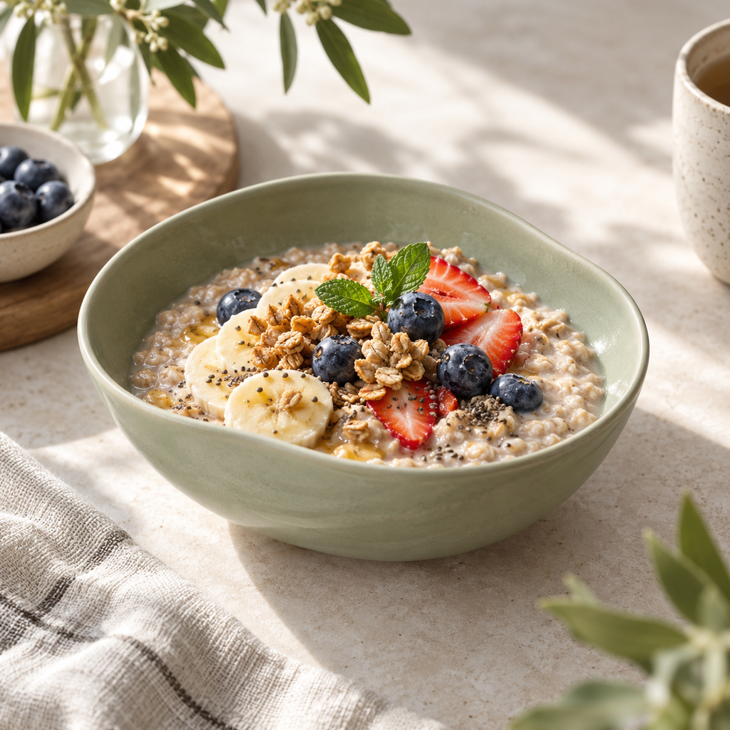 Meadow Curve Ceramic Breakfast Bowl