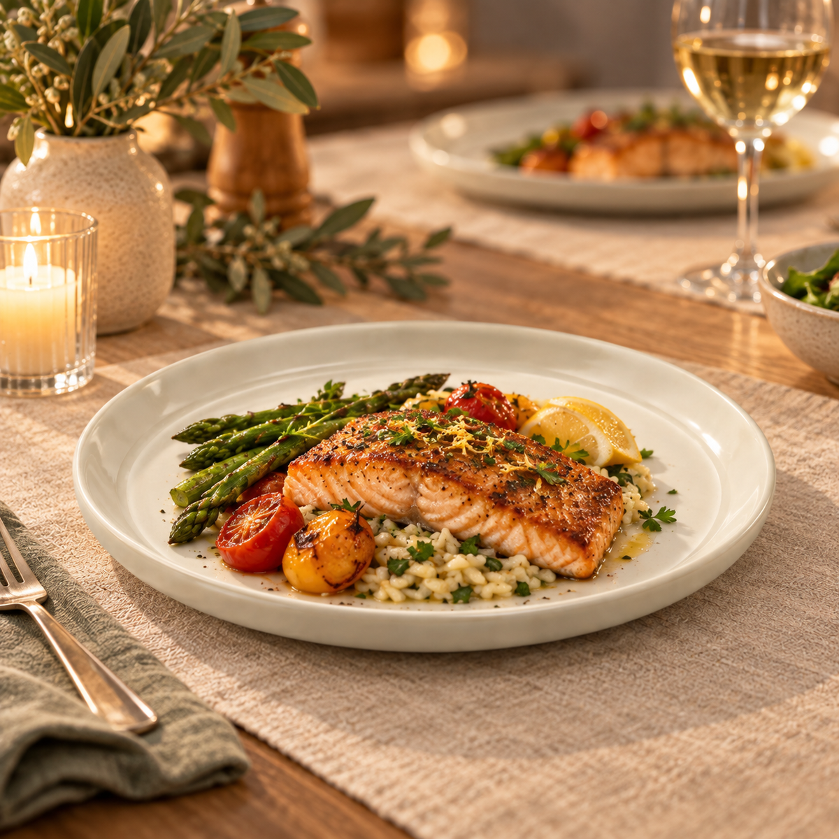 Daily Rim Ceramic Dinner Plate