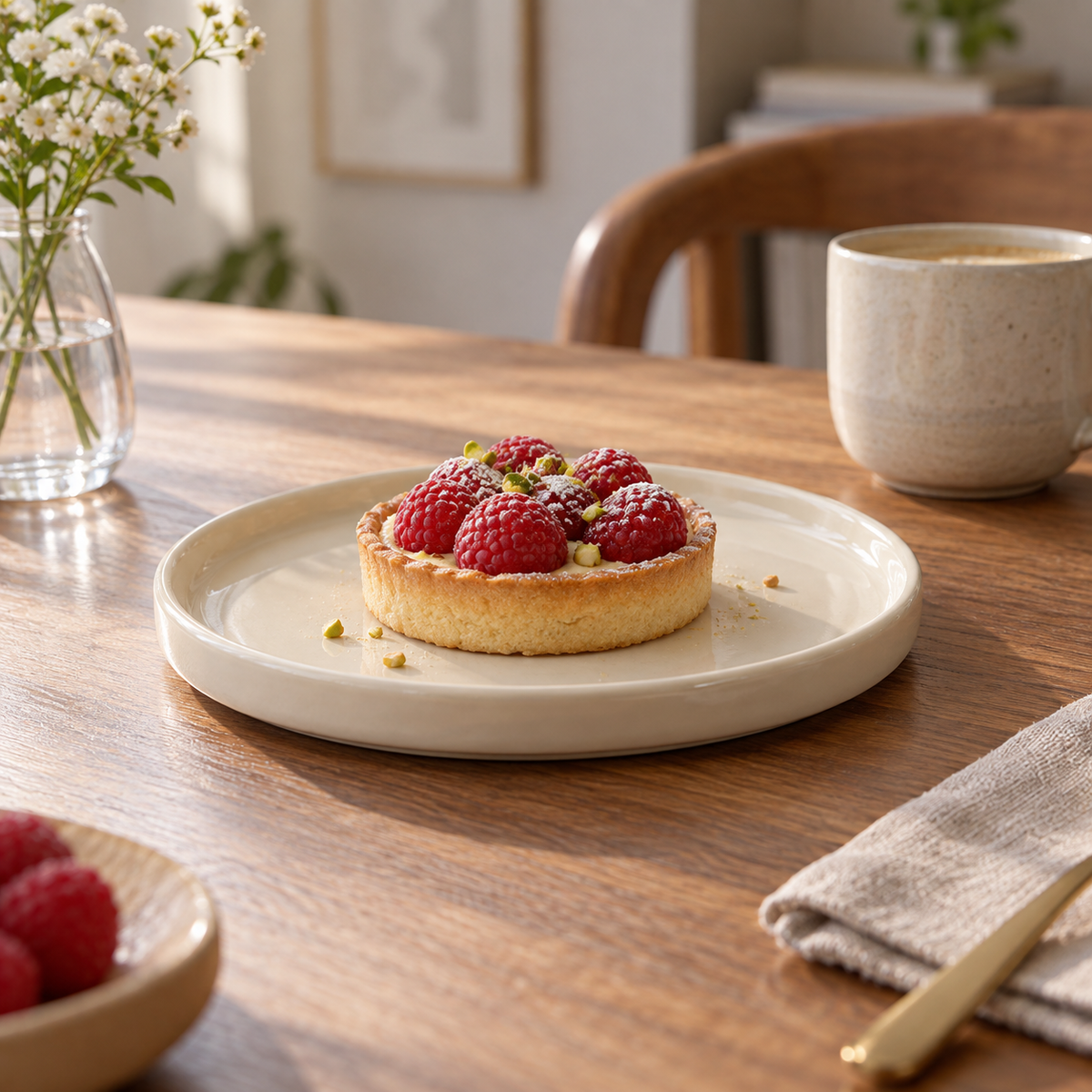 Morning Edge Ceramic Side Plate